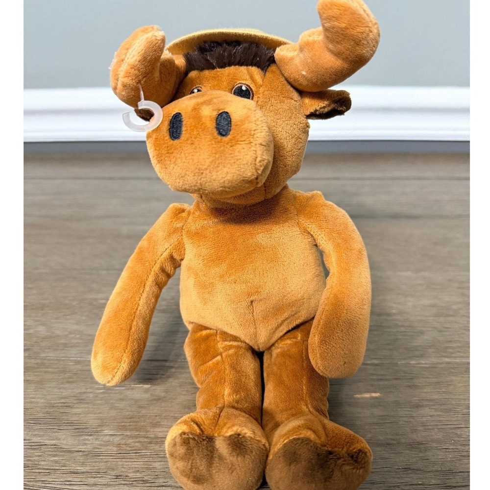 Royal Canadian Mounted Police RCMP GRC Stuffed Plush Moose Canada Souvenir 9"